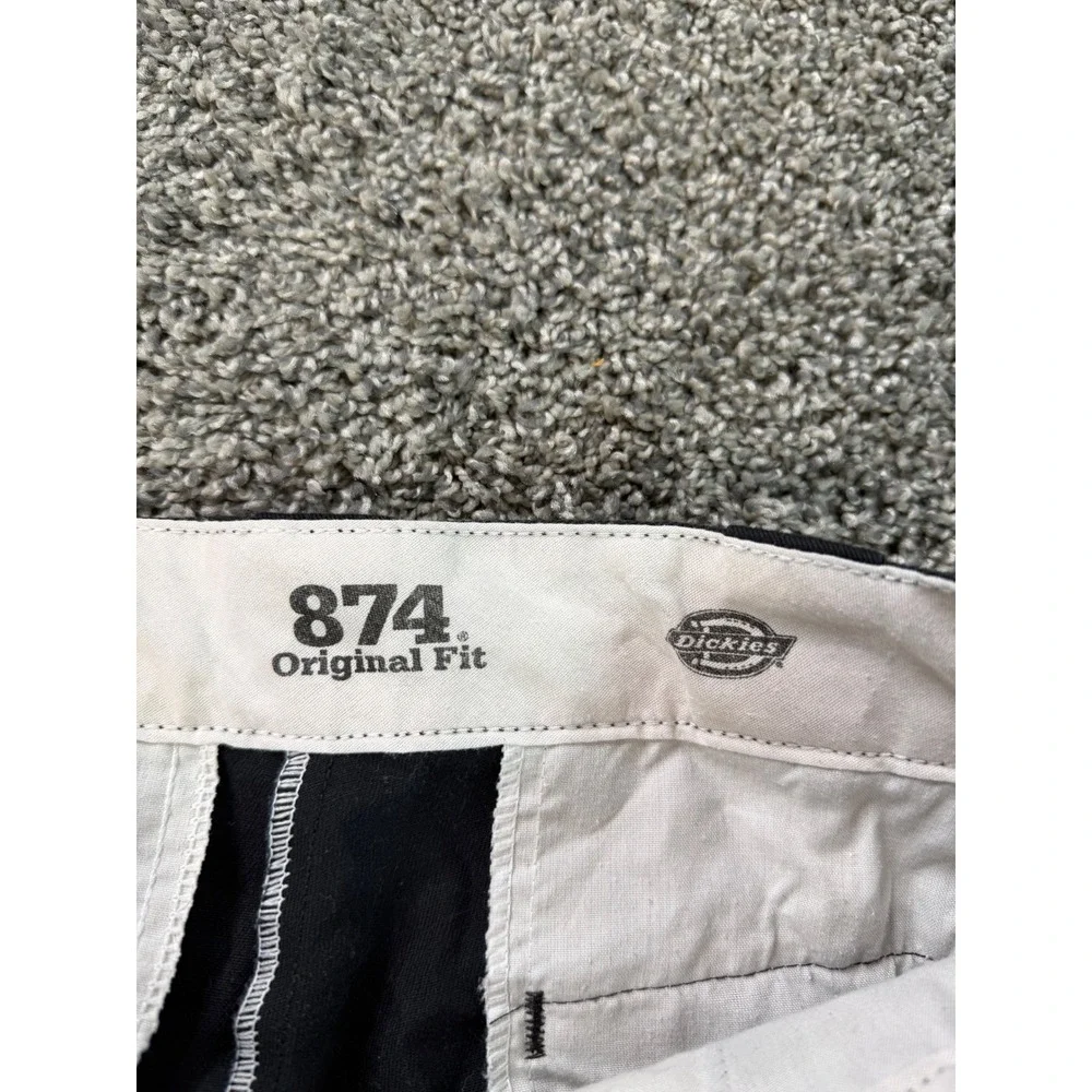 Dickies 874 Original Fit Black Work Pants Mens 30x30 Straight Leg